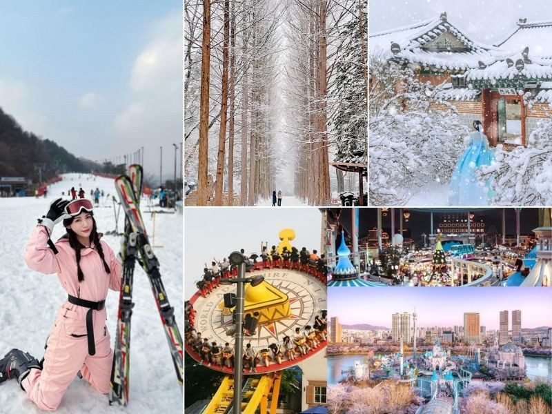 Tour Hàn Quốc Seoul - Nami tháng 12 được lựa chọn nhiều Tour Hàn Quốc Seoul - Nami tháng 12 được lựa chọn nhiều
