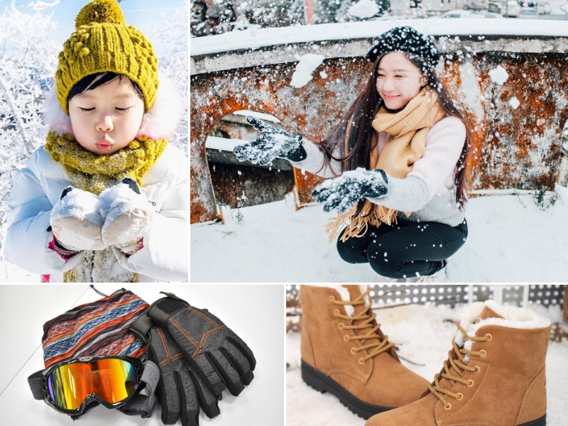 Các trang phục cần chuẩn bị khi du lịch Hàn Quốc mùa đông 