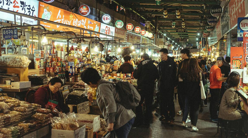 Chợ đêm siêu nhộn nhịp Hàn Quốc