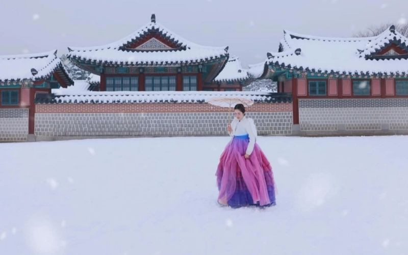 Tour Hàn Quốc tháng 1 - Khám phá cung điện Gyeongbokgung phủ tuyết Tour Hàn Quốc tháng 1 - Khám phá cung điện Gyeongbokgung phủ tuyết