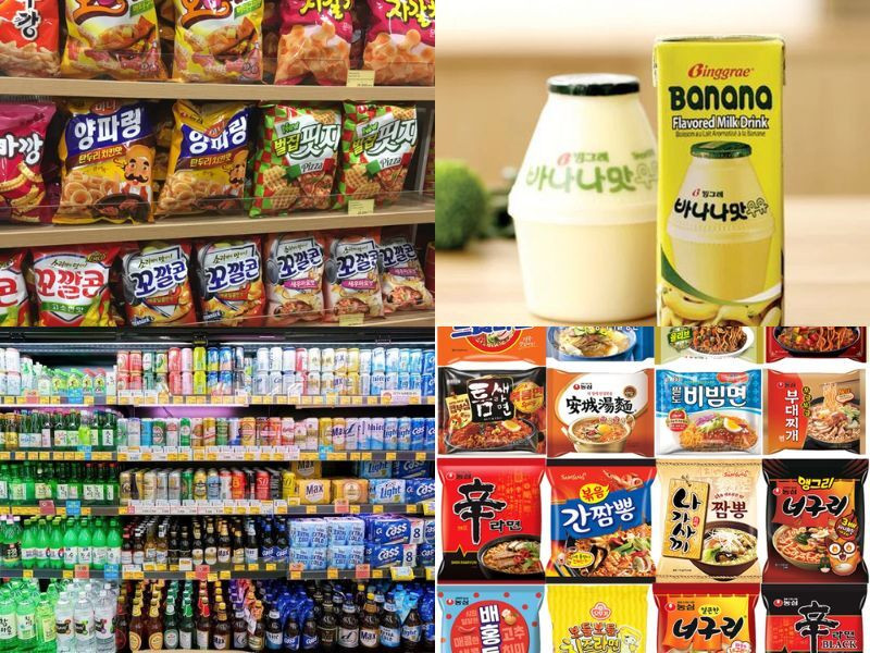 Bánh kẹo đa dạng màu sắc & mẫu mã