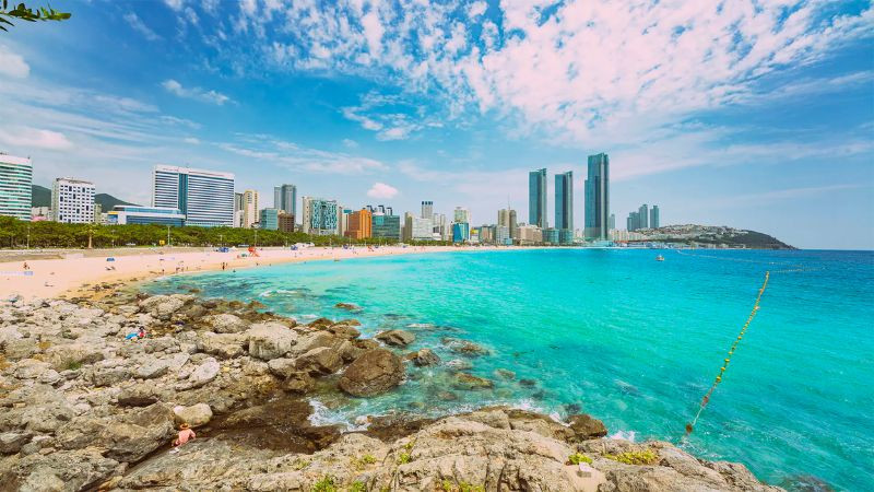Haeundae Beach – Thiên đường biển mùa hè nổi tiếng tại Busan