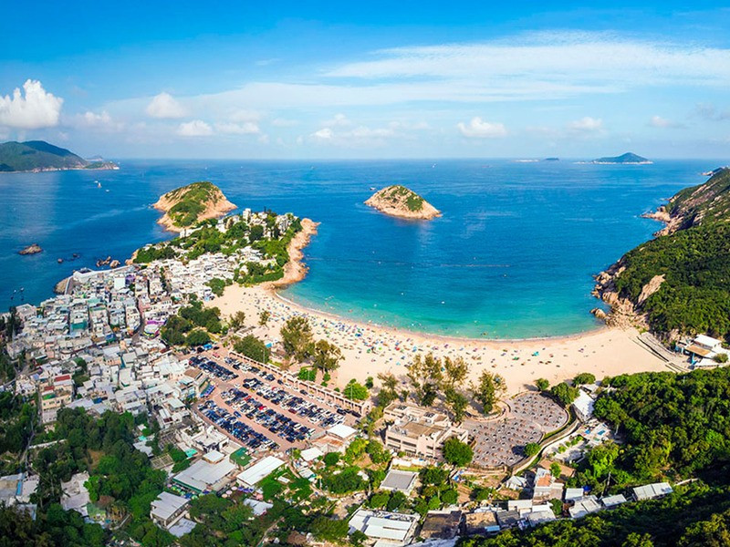Toàn cảnh bãi biển Thạch Áo xinh đẹp