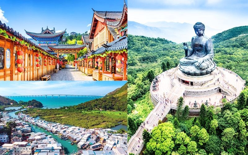 Cảnh quan núi non hùng vĩ cùng những điểm tâm linh độc đáo