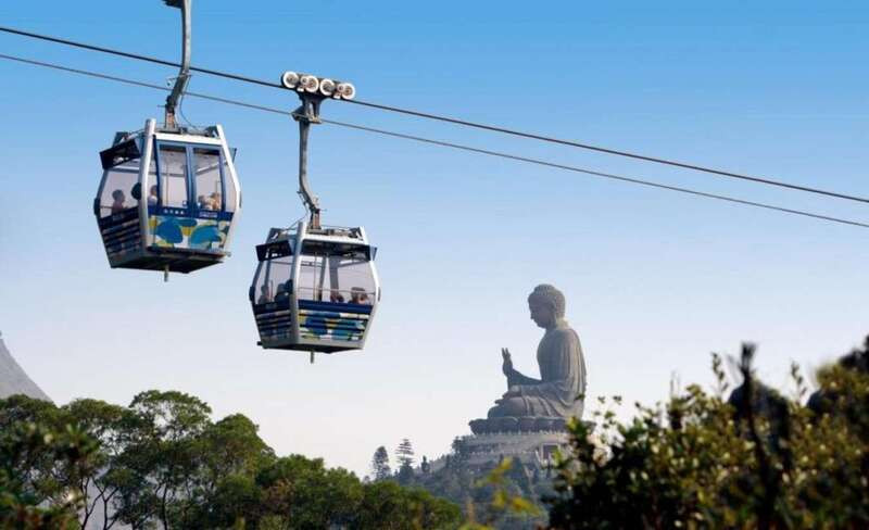 Cáp treo Ngong Ping đến tượng Phật Thiên Đàn 