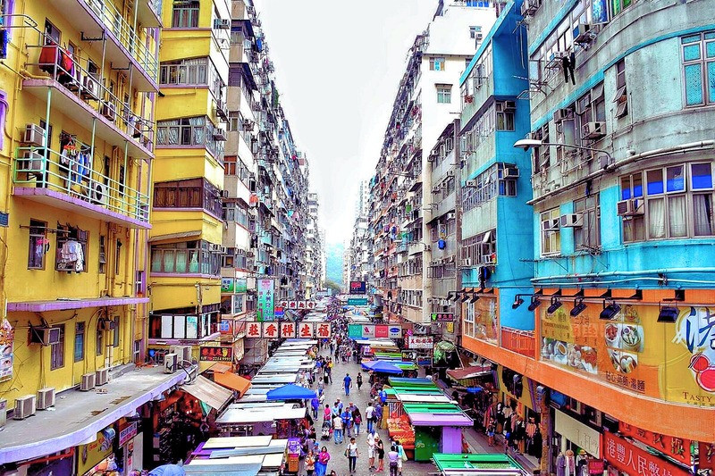 Chợ Mongkok nổi tiếng nhộn nhịp về đêm