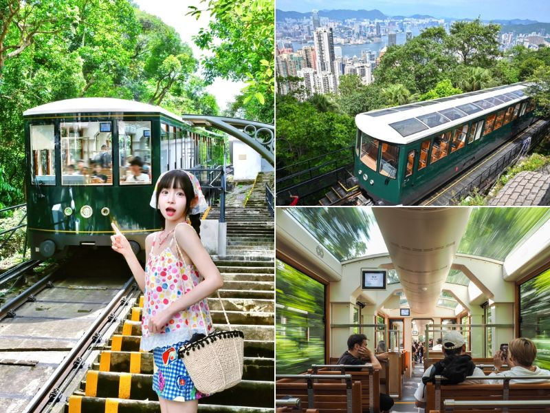 Trải nghiệm đi tàu điện Peak Tram chiêm ngưỡng núi Thái Bình xinh đẹp