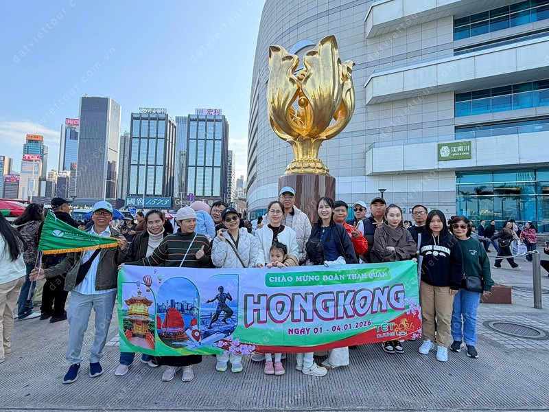 Đoàn khách tham quan Hong Kong cùng Đất Việt Tour Đoàn khách tham quan Hong Kong cùng Đất Việt Tour
