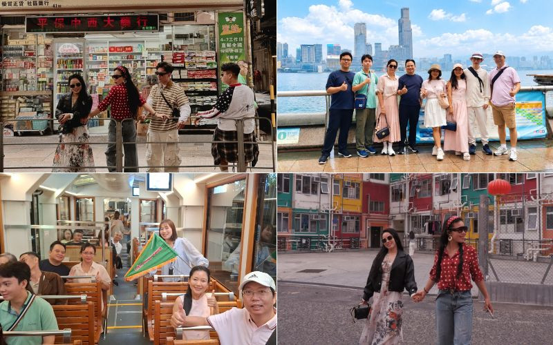 Đoàn khách tour Hong Kong tại Đất Việt Tour Đoàn khách tour Hong Kong tại Đất Việt Tour