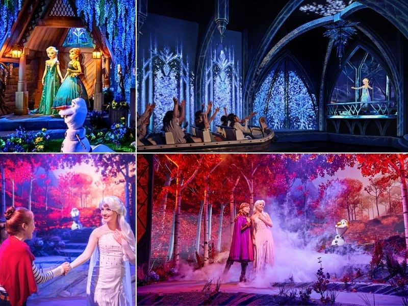 Vui chơi tại Frozen Ever After và thưởng thức show Playhouse in the Woods 