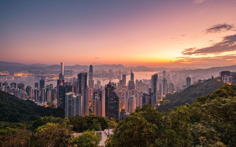 Thu trọn vẻ đẹp Hong Kong từ độ cao giữa trời