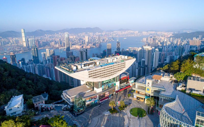 Toàn cảnh Hong Kong nhìn từ trên cao
