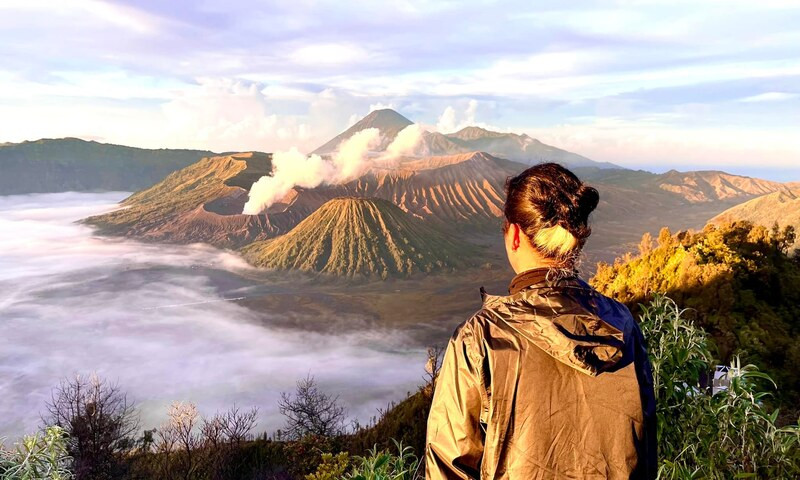 Check-in núi lửa Bromo