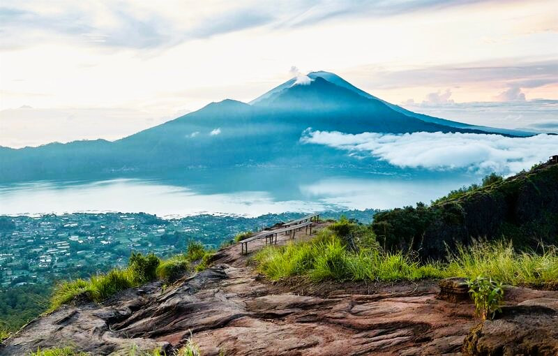 Núi lửa Batur và hồ Batur