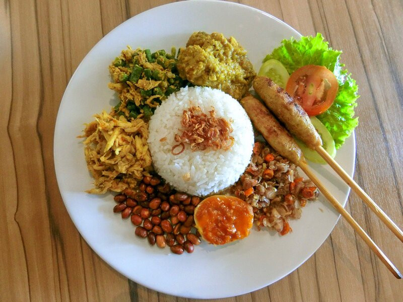 Món cơm truyền thống của Bali 