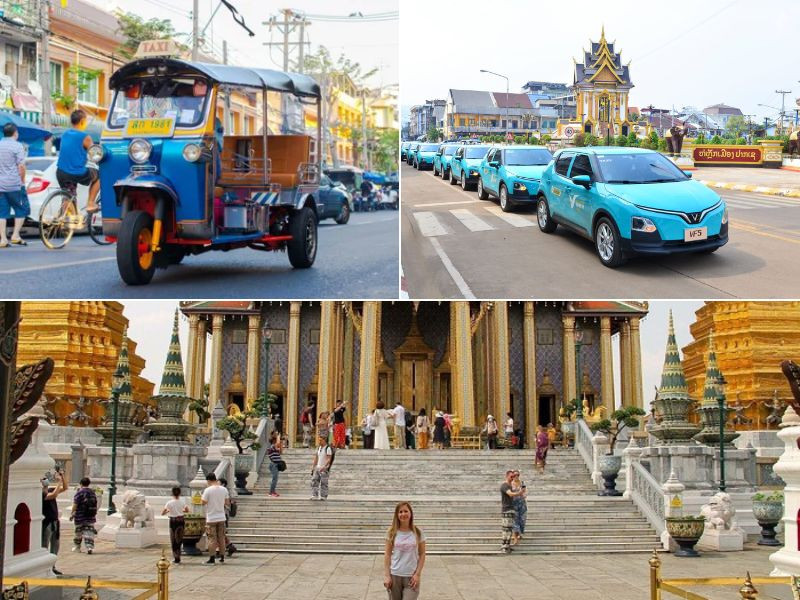 Các phương tiện di chuyển tại Lào