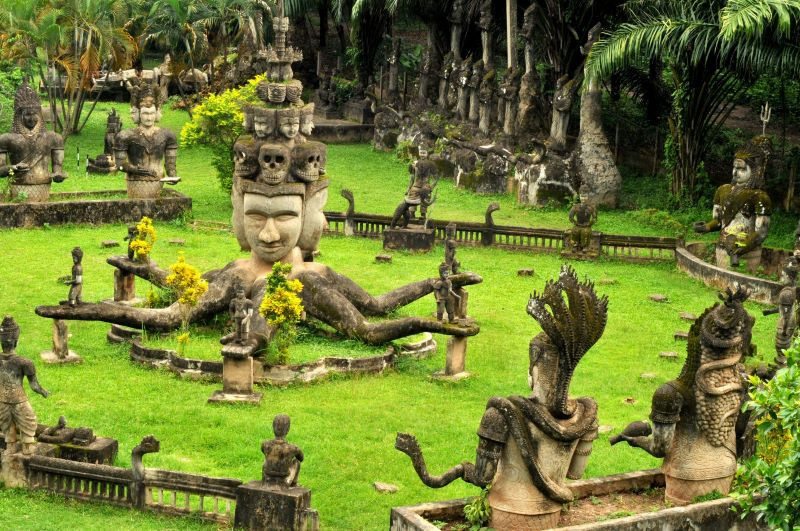 Vườn Tượng Phật - Công trình kiến trúc đẹp kỳ bí ở Lào