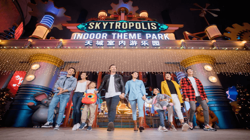 Công viên giải trí trong nhà Sky Tropolis