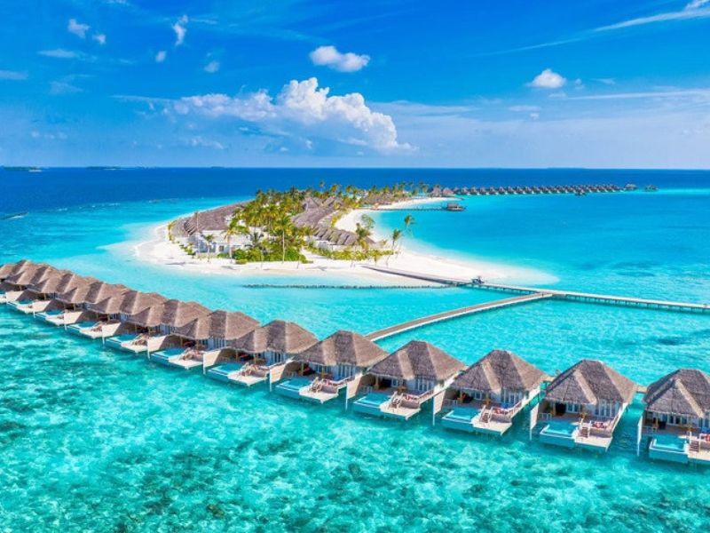 Hình ảnh biển Maldives trong xanh Hình ảnh biển Maldives trong xanh