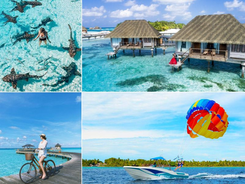 Maldives đẹp nhất vào mùa khô với mặt biển trong xanh (Ảnh:Sưu tầm) Maldives đẹp nhất vào mùa khô với mặt biển trong xanh (Ảnh:Sưu tầm)