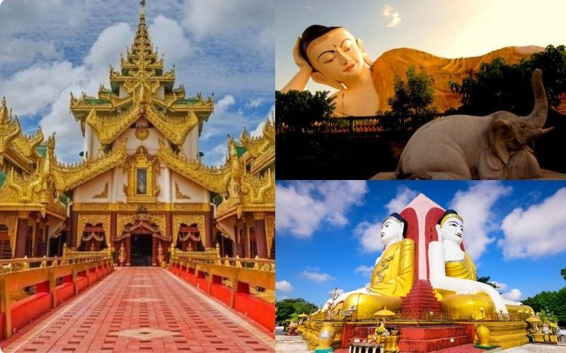 Các địa điểm nổi tiếng ở thành phố cổ Bago Các địa điểm nổi tiếng ở thành phố cổ Bago