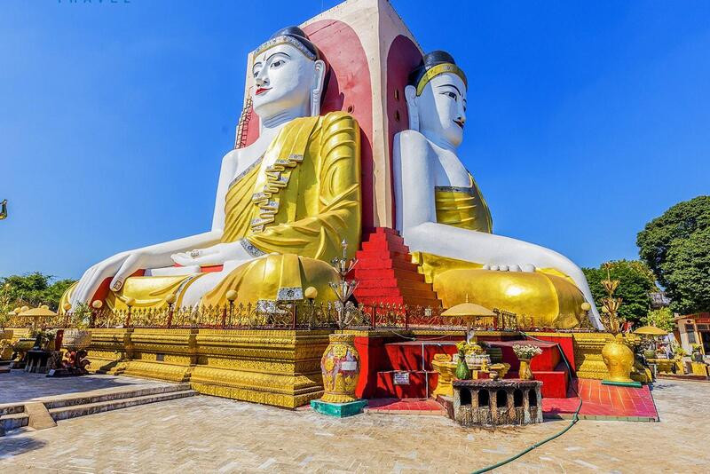 Ghé thăm Chùa Kyaik Pun - Nơi có tượng Phật ngồi linh thiêng