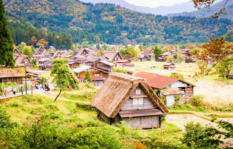 làng cổ tích Shirakawa-go