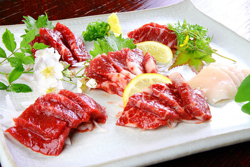 Sashimi thịt ngựa