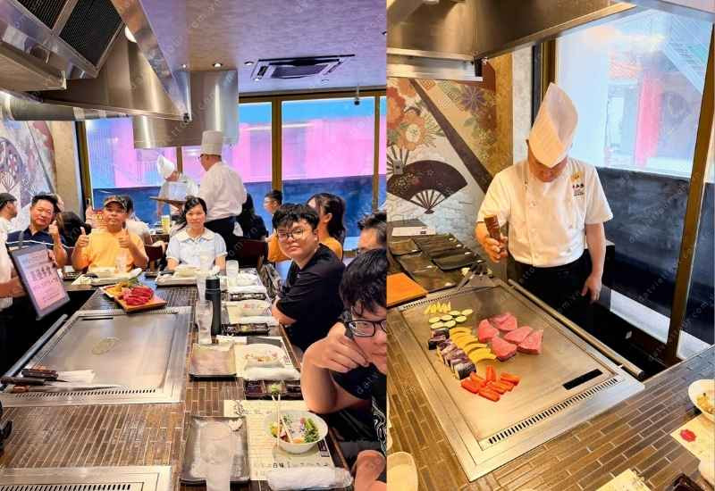 Thưởng thức món bò Kobe