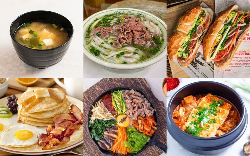 Tổng hợp những món ăn của 4 quốc gia