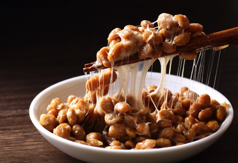Đậu tương lên men Natto Đậu tương lên men Natto