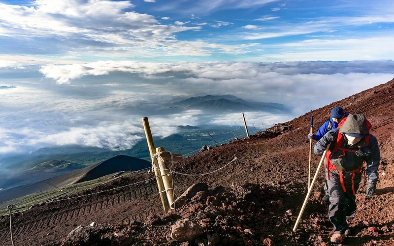 Đường mòn Gotemba leo bộ lên núi 