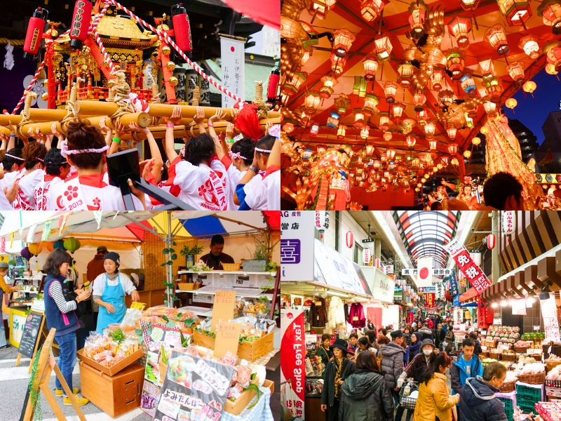 Cảm nhận sự ấm áp của mùa thu qua các lễ hội ở Osaka
