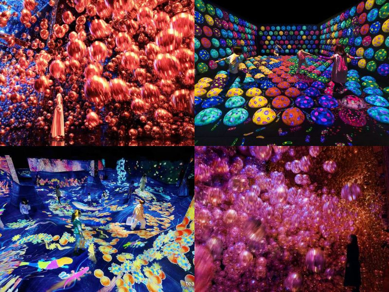 TeamLab Biovortex Kyoto – Trải nghiệm nghệ thuật số tương tác đa giác quan