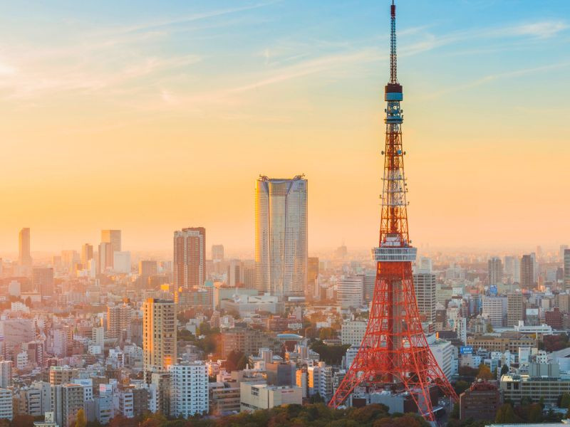 Tháp Tokyo Tower- Một biểu tượng hiện đại của Nhật Bản