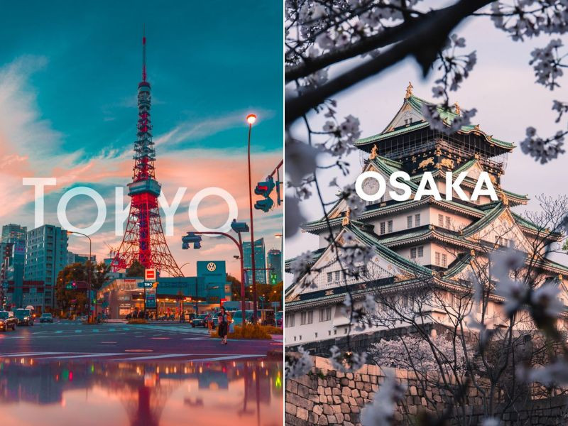 Nên chọn Tokyo hay Osaka ghi du lịch Nhật bản vào dịp lễ 2/9
