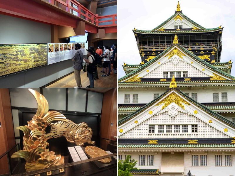 Hình ảnh bên trong lâu đài Osaka