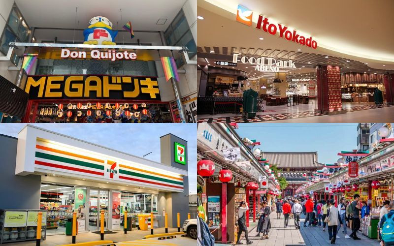 Địa điểm mua quà tại Nhật Bản
