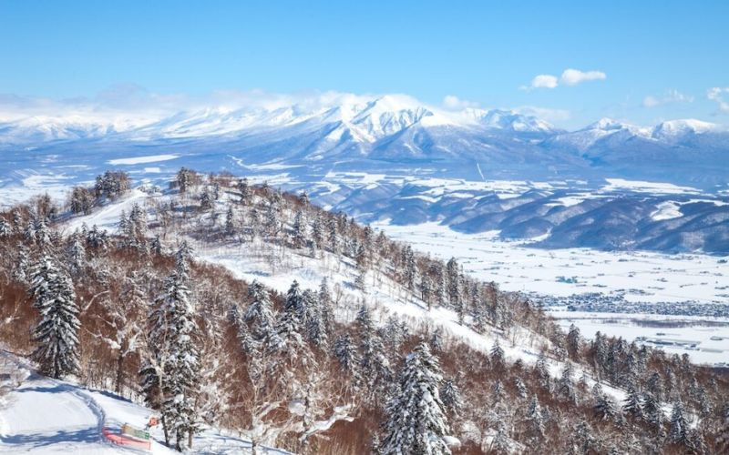 Furano thu hút du khách với không gian mùa đông yên bình