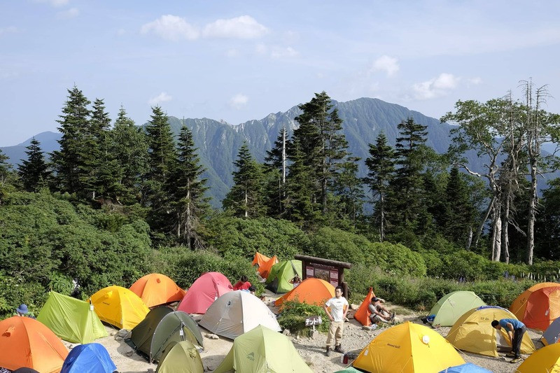 Cắm trại tại Kamikochi 