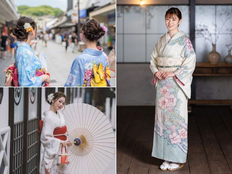 Trải nghiệm trang phục truyền thống Kimono