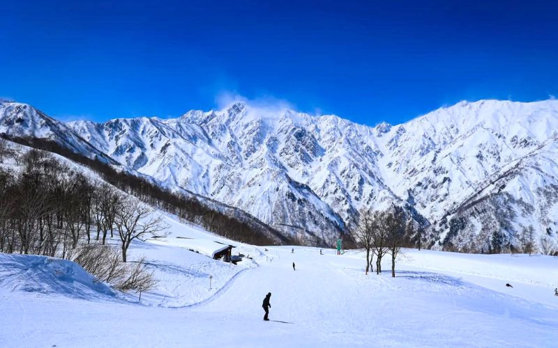 Những đường trượt giữa dãy Alps Nhật Bản