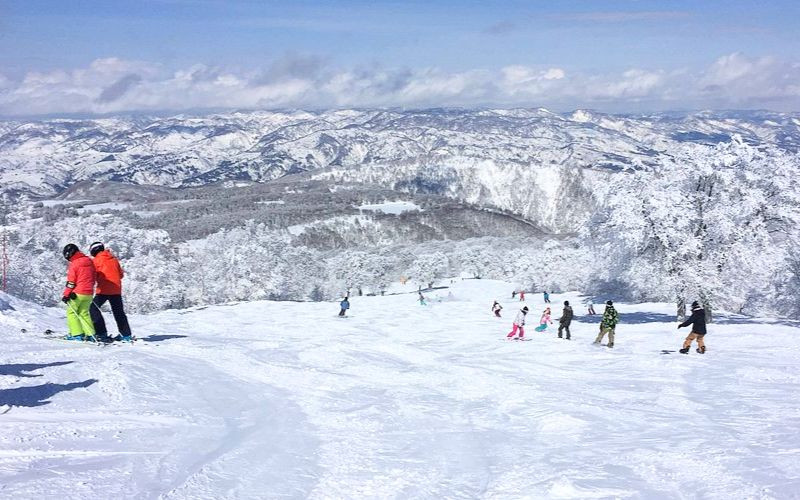 Nozawa Onsen gây ấn tượng với những đường trượt tuyết trải dài