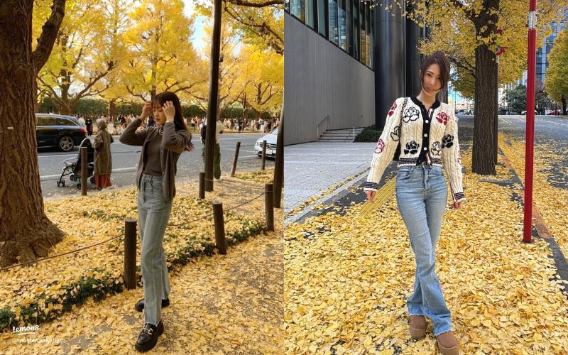Outfit đơn giản nhưng dễ mặc cho những ngày thu