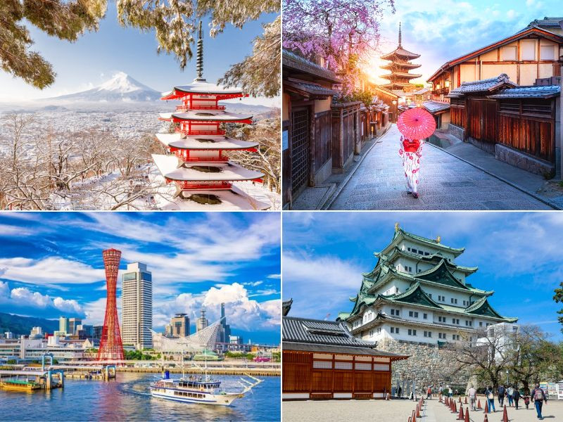 Du lịch Tokyo Kyoto Kobe Nagoya - Tour Nhật Bản 6 ngày 5 đêm Du lịch Tokyo Kyoto Kobe Nagoya - Tour Nhật Bản 6 ngày 5 đêm