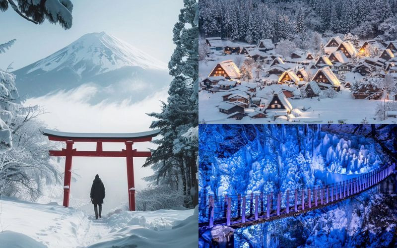 Trải nghiệm mùa đông Nhật Bản tuyệt vời Trải nghiệm mùa đông Nhật Bản tuyệt vời