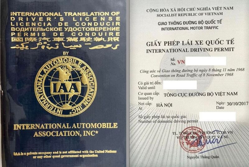 Bằng lái xe quốc tế IAA
