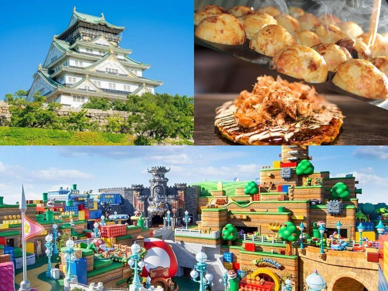 Các điểm đến và ẩm thực đặc trưng ở Osaka 