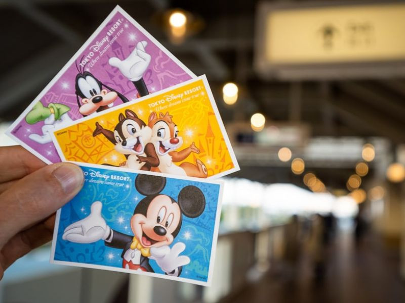 Các loại vé của thế giới cổ tích Tokyo disneyland