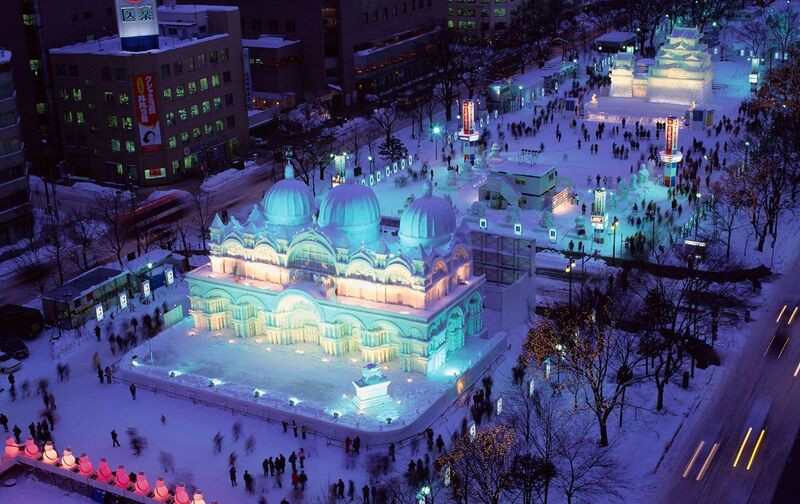 Khung cảnh lễ hội Sapporo đa sắc màu
